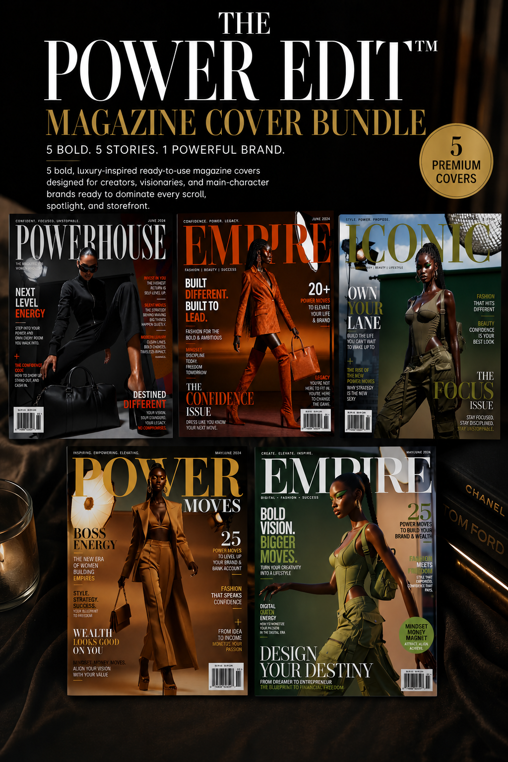 The Power Edit™ Magazine Cover Bundle