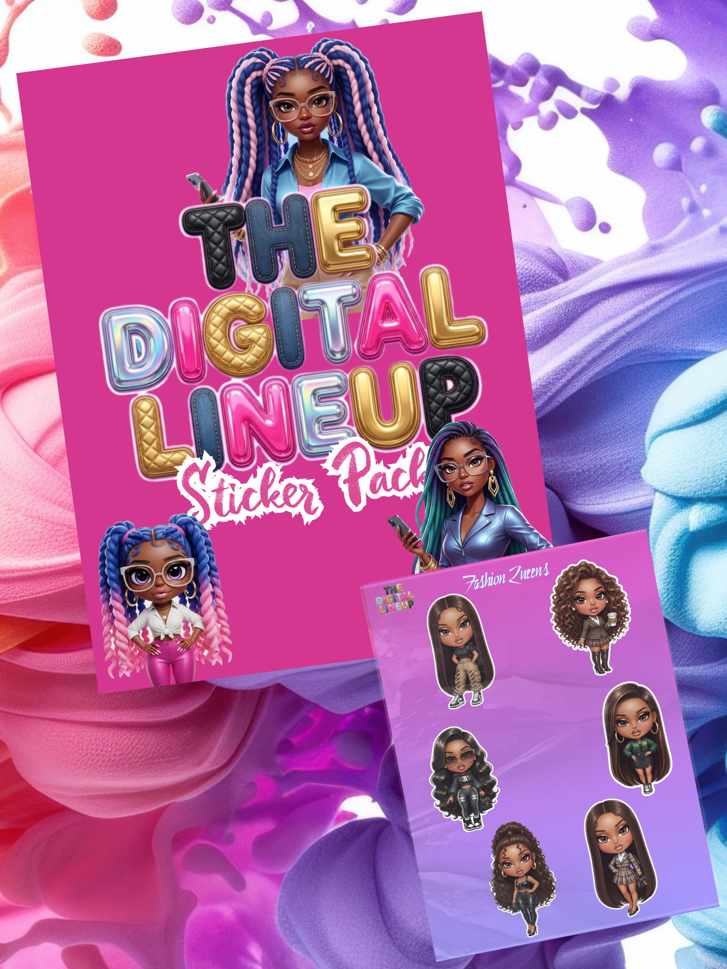 The Digital Lineup™ – 100+ High-Quality Stickers