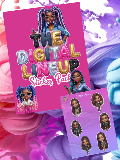 The Digital Lineup™ – 100+ High-Quality Stickers