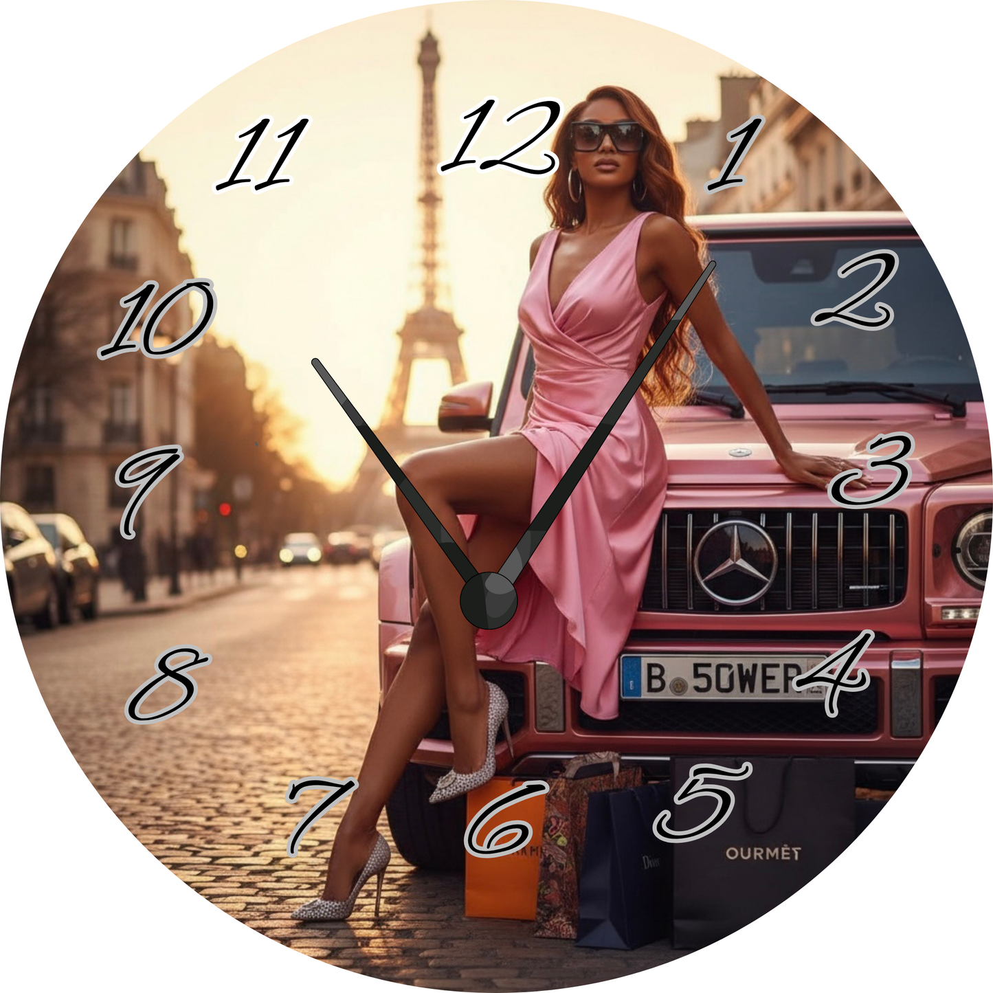 Editable Clock Template | Drag & Drop Canva Design