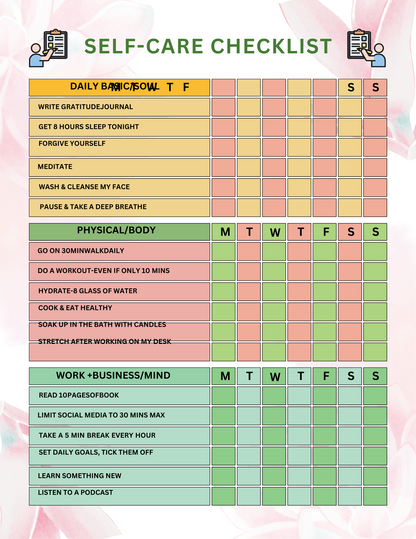 2026 Self-Care Journal – Daily Wellness Planner for Mental Health, Gratitude, and Mindful Living