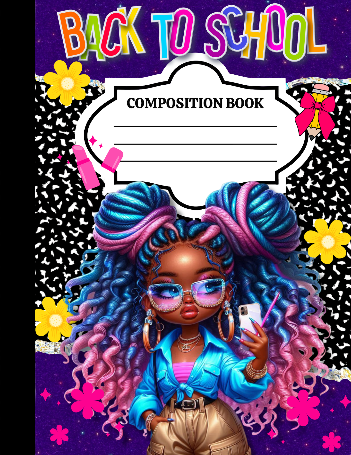 100+ Composition Notebook Covers 📓 | Editable Canva Designs