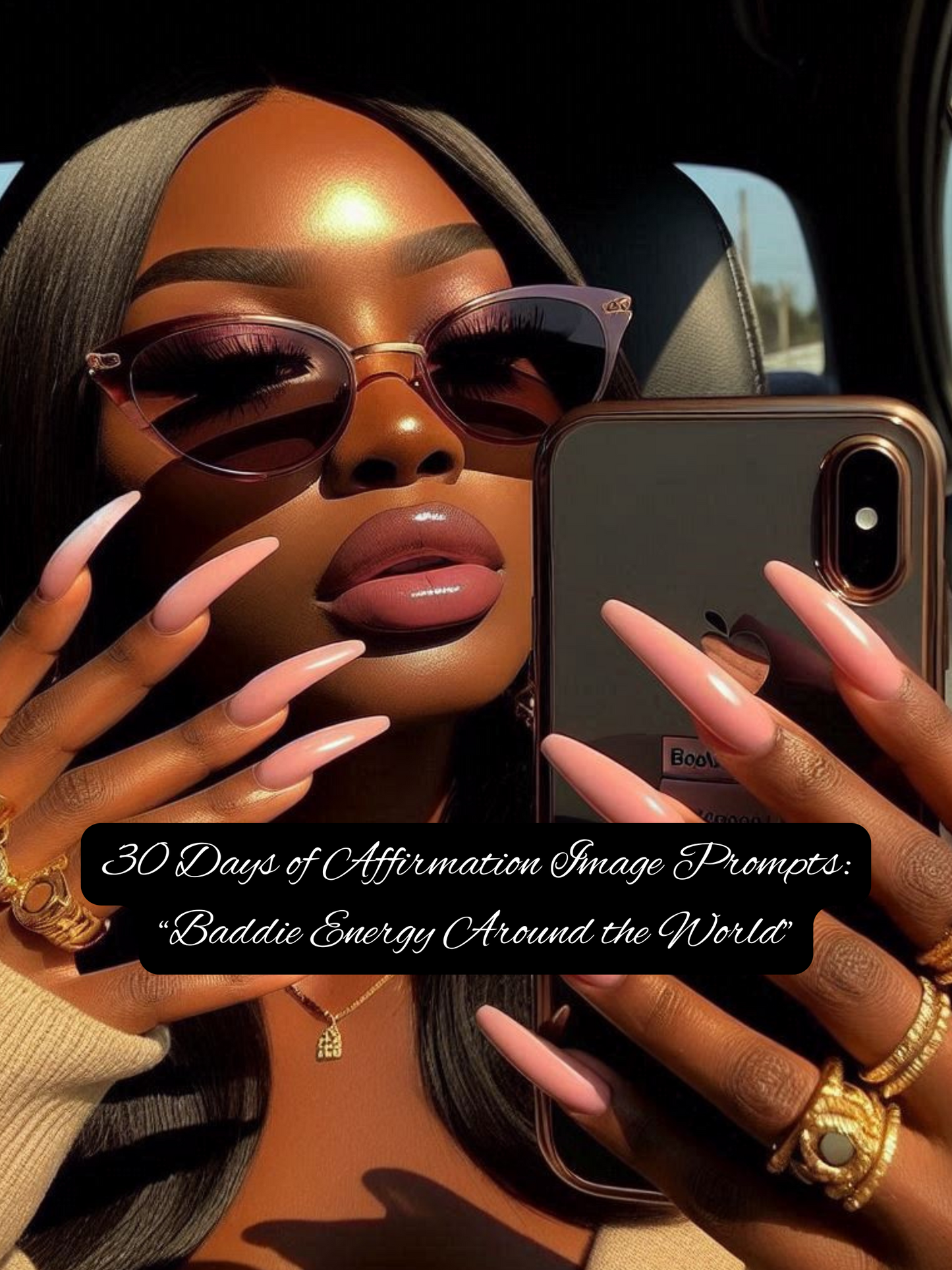 Baddie Energy Around the World – 30 Days of AI Image Prompts + Daily Affirmations