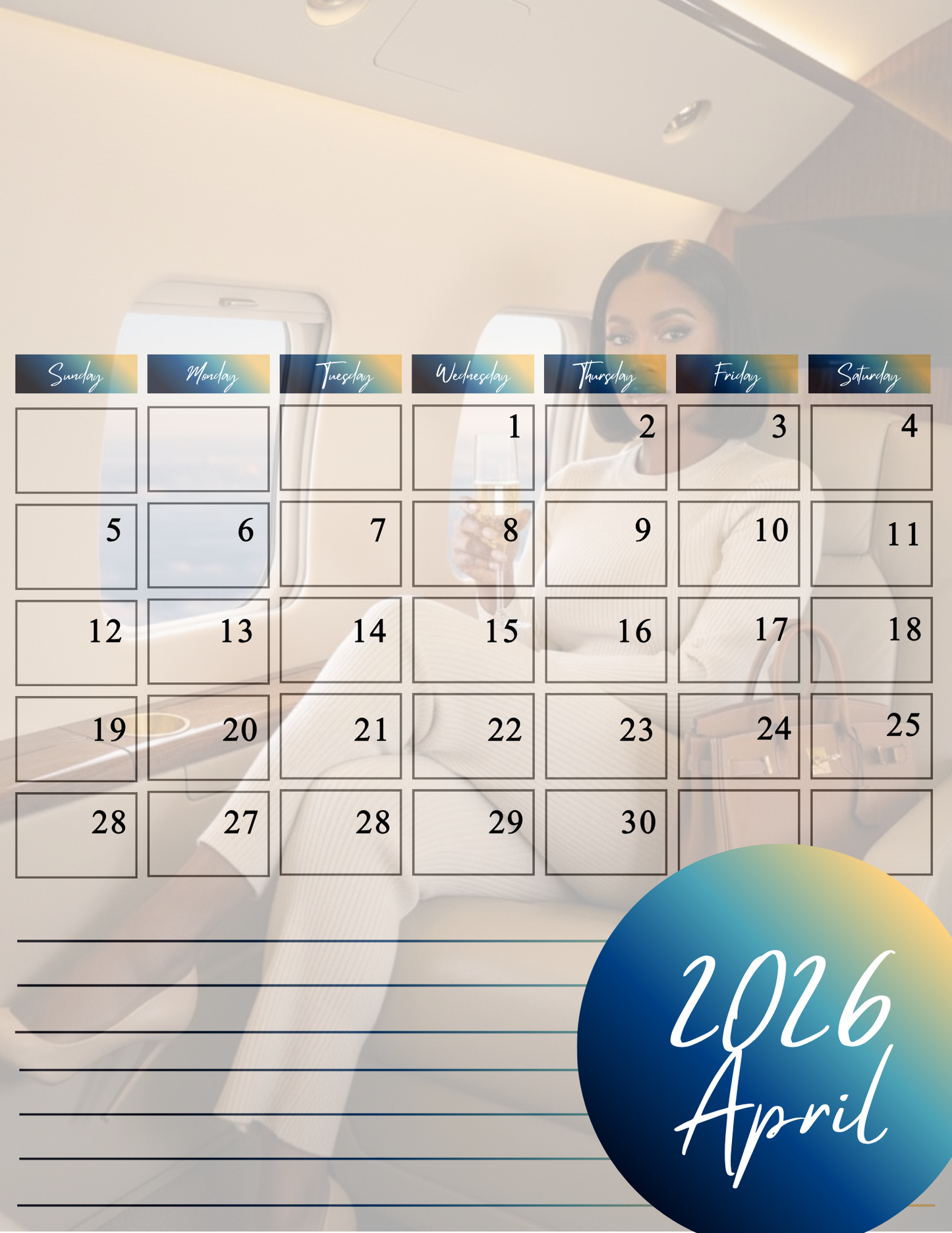 2026 Drag & Drop Calendar Bundle – Two 12-Month Editable Canva Templates