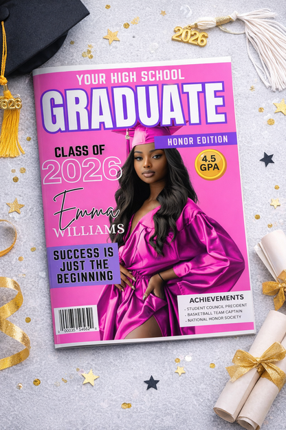 Senior Spotlight Mega Bundle 🎓 | Graduation Media & Design Collection