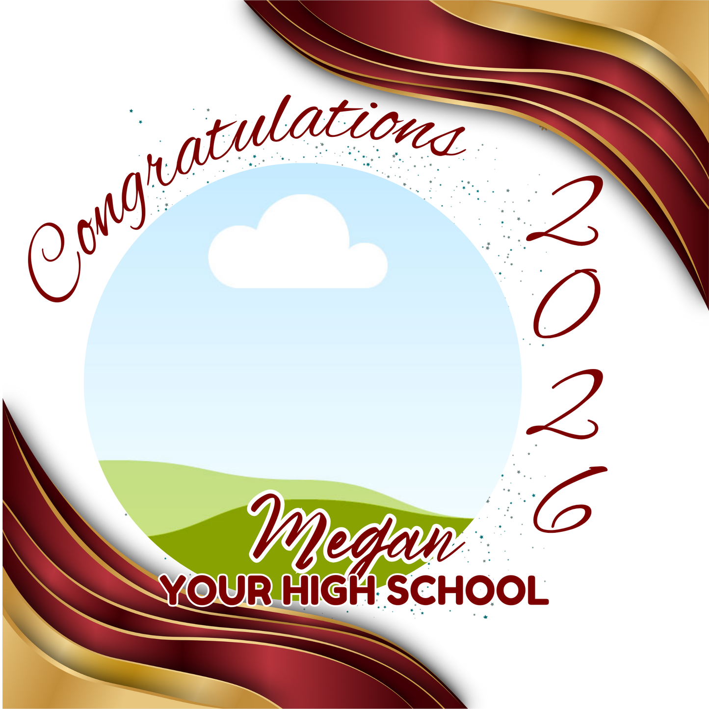 Class of 2026 Graduation Bundle | Drag & Drop Canva Templates