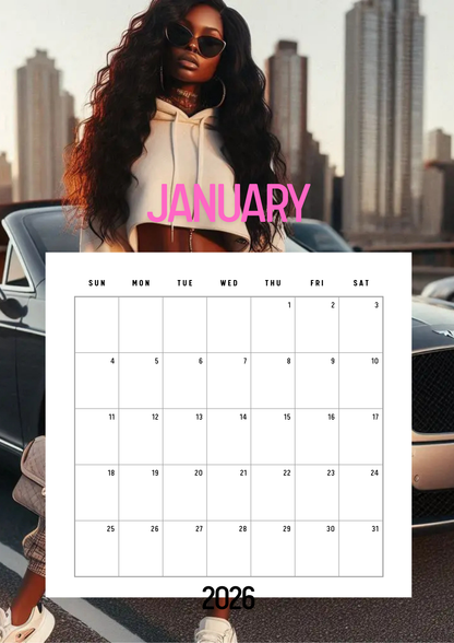 2026 Drag & Drop Calendar Bundle – 11/ 12-Month Editable Canva Templates
