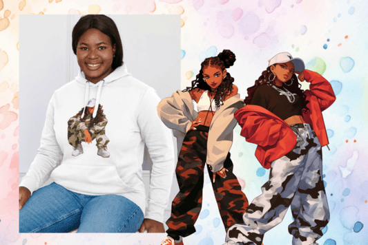 Black Girls (Urban Style) – 32 Ready-to-Use Digital Images for T-Shirts, Bags, Mugs & More