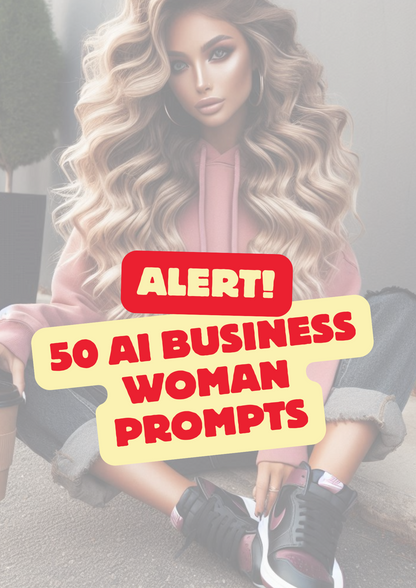 50 AI Image Prompts for Black Businesswomen | Create Stunning AI-Generated Images for Digital Content, Branding, and More