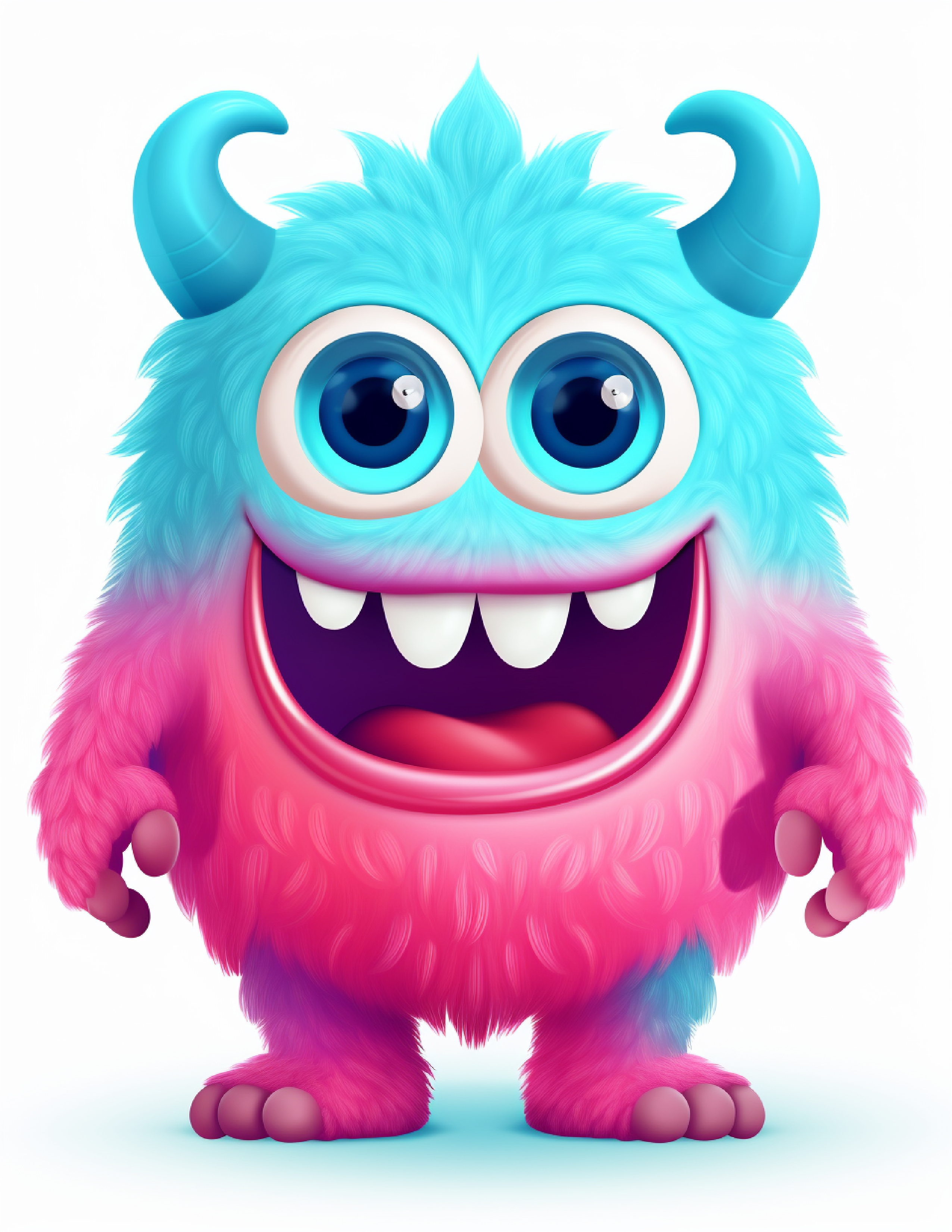👾 Fluffy Monsters Coloring Book – Volume One | 255 Fun & Fuzzy Pages + 10+ Book Covers | Commercial Use Included