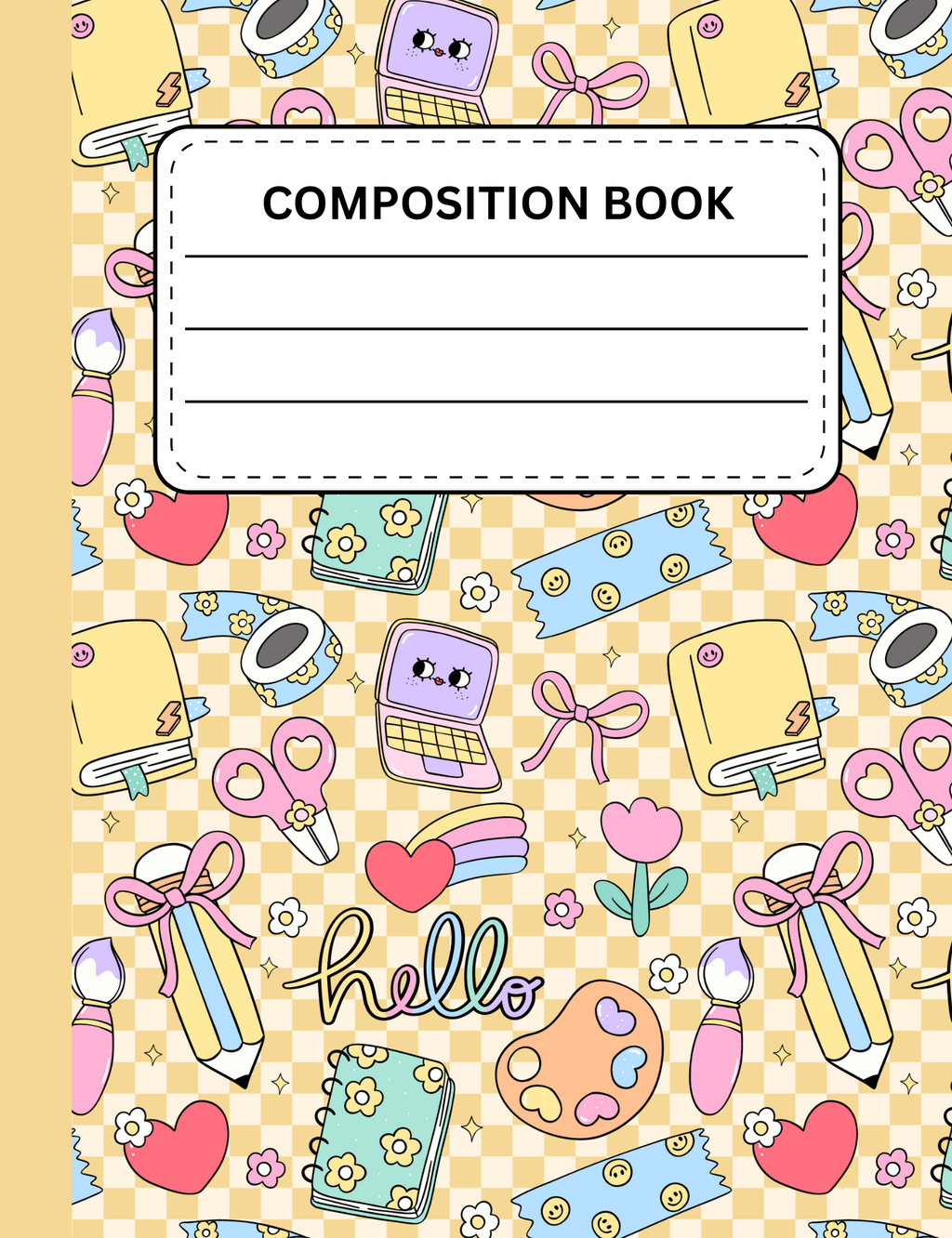 ✨ 50+ Editable Done-for-You Composition Book Covers | Canva Templates