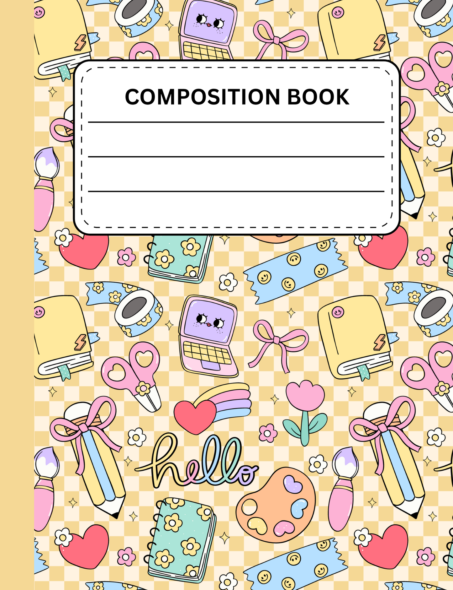 ✨ 50+ Editable Done-for-You Composition Book Covers | Canva Templates