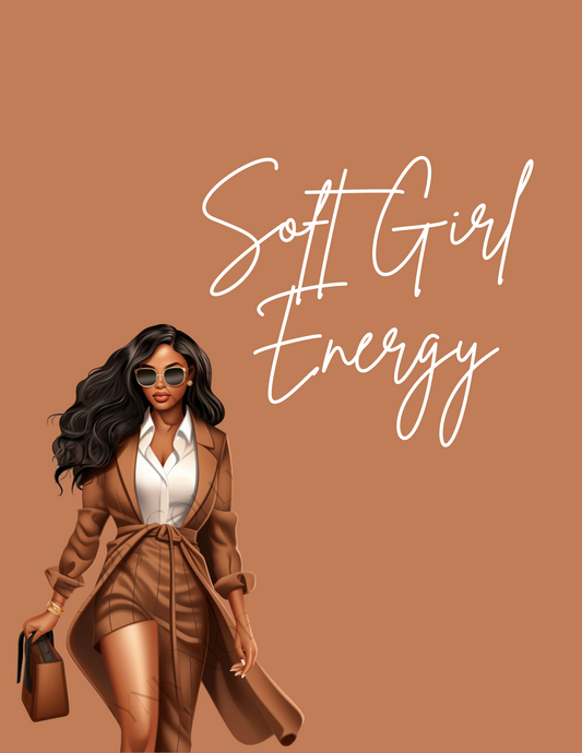 ✨ Soft Girl Energy Journal – Embrace Your Glow-Up (PLR Included) ✨
