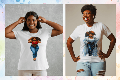 Black Curvy Women – 39 Ready-to-Use Images for T-Shirts, Bags, Tumblers & More