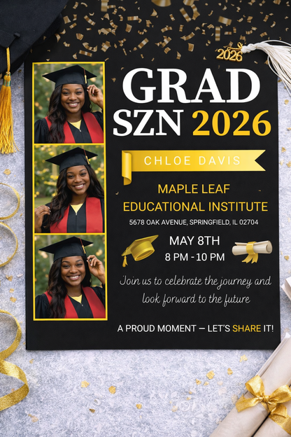 Senior Spotlight Mega Bundle 🎓 | Graduation Media & Design Collection