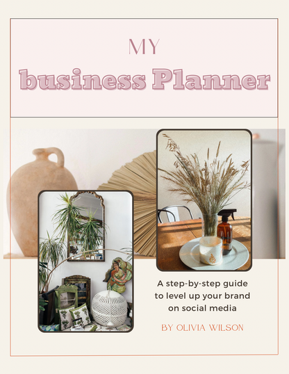 Editable Product-Based Business Planner | Printable & Digital Small Business Toolkit