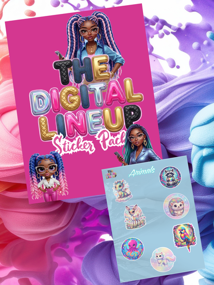 The Digital Lineup™ – 100+ High-Quality Stickers