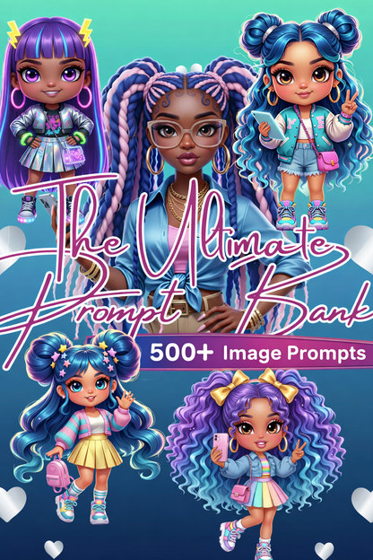 The Ultimate Prompt Bank | 500+ Ready-to-Use Image Prompts ✨🎨