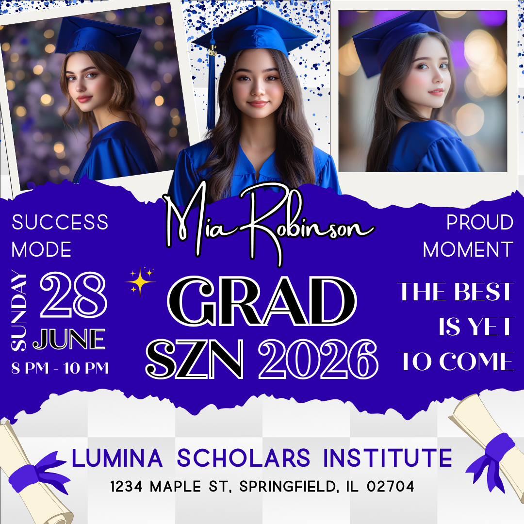 Graduation Flyer Bundle –Editable Canva Designs 🎓✨
