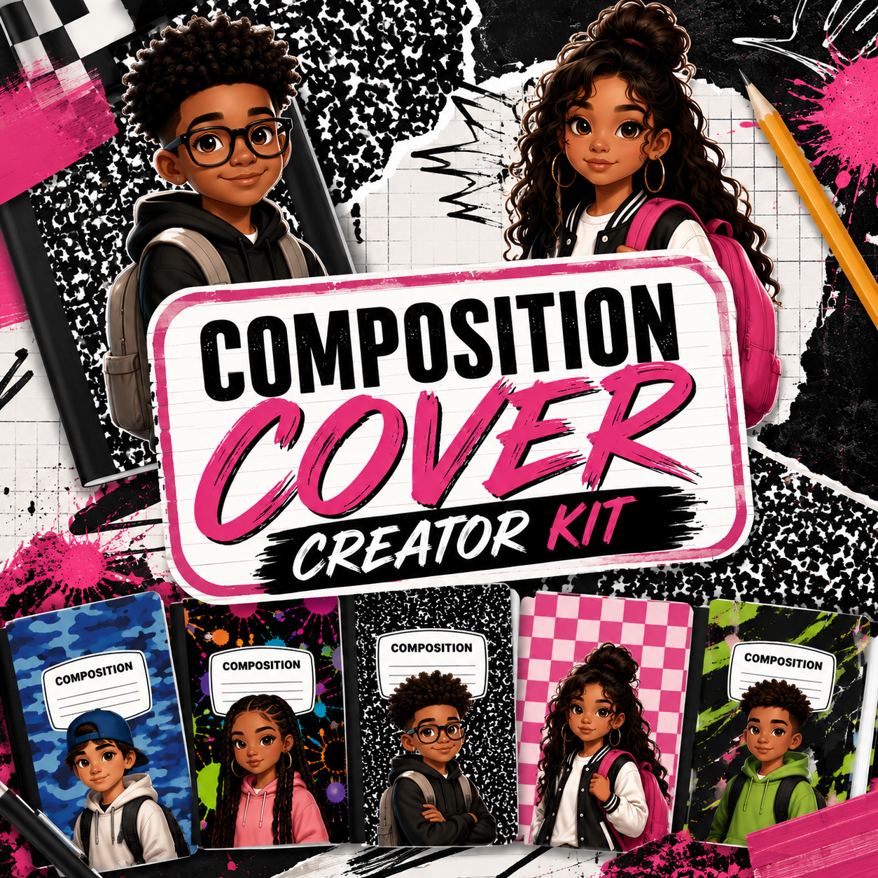 Composition Cover Creator Kit