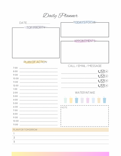 2026–2027 Life Planner | 2-Year Undated Digital & Printable Planner for Goal Setting, Budgeting, and Daily Organization