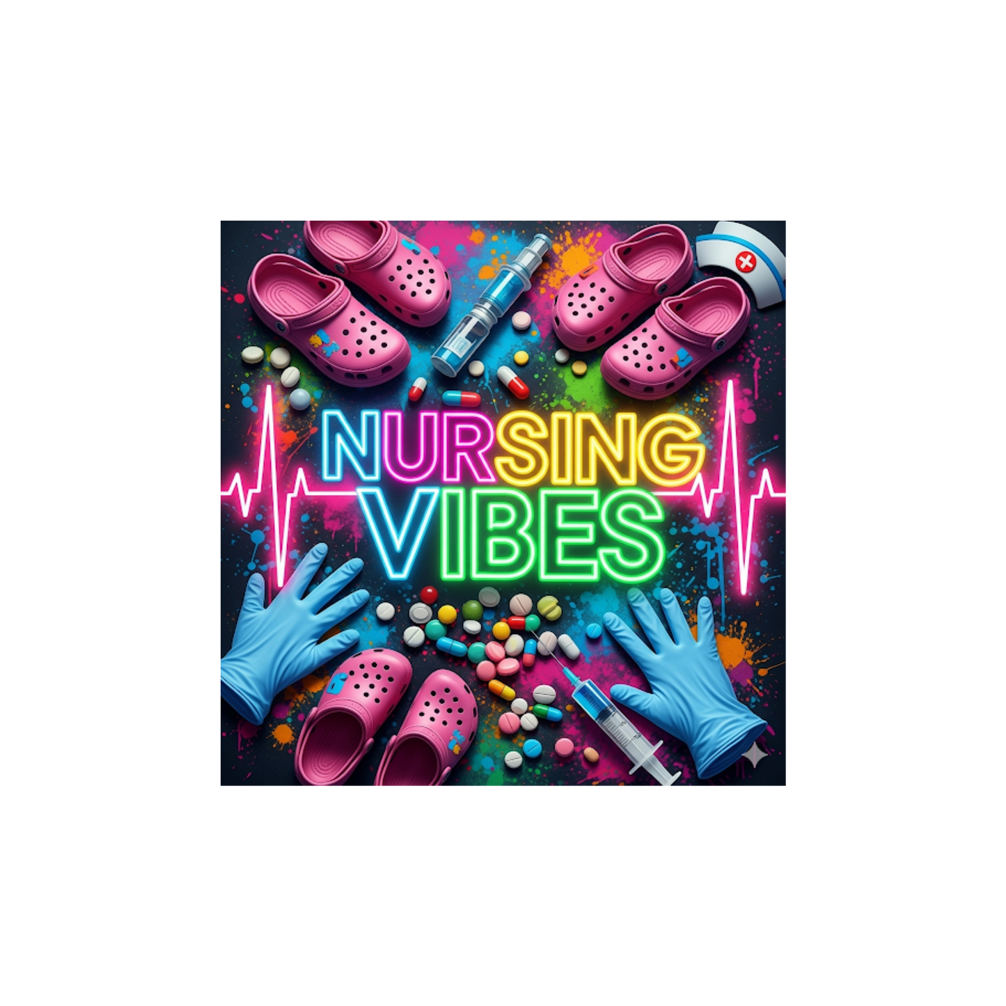 Nurse Life Design Pack – Ready-to-Use Images + Bonus AI Prompts 🩺✨