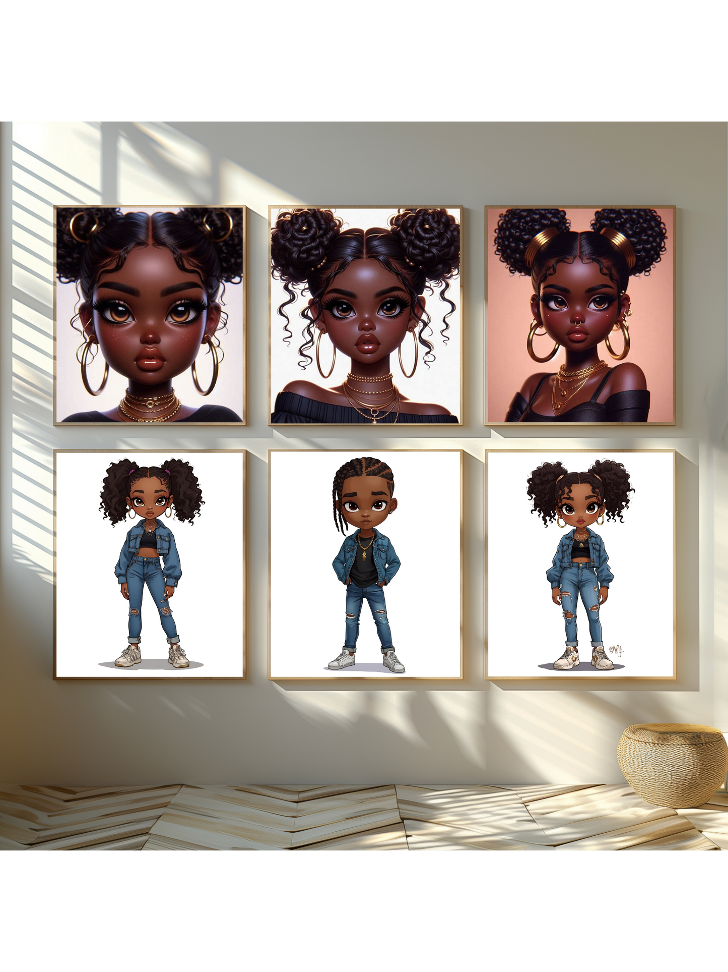 Ready-to-Use Wall Templates – Perfect for Mockups, Prints & Digital Projects