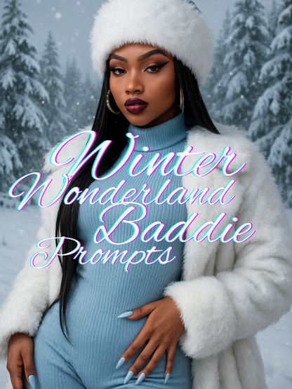 Winter Wonderland Baddie AI Prompt Pack – 25 Full-Description Prompts