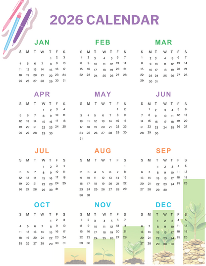 2026 Small Business Planner – Entrepreneur Organizer for Goal Setting, Finances, Marketing & Daily Operations